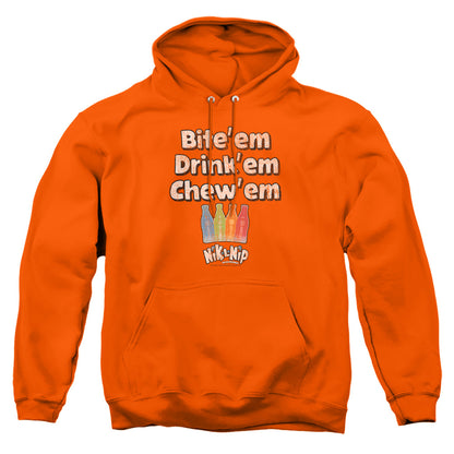 Dubble Bubble Bite Drink Chew Mens Hoodie Orange Officially Licensed
