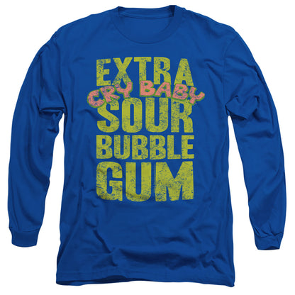 Dubble Bubble Extra Sour Mens Long Sleeve Shirt Royal Blue