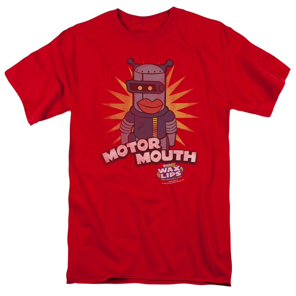 Dubble Bubble Motor Mouth Mens T Shirt Red