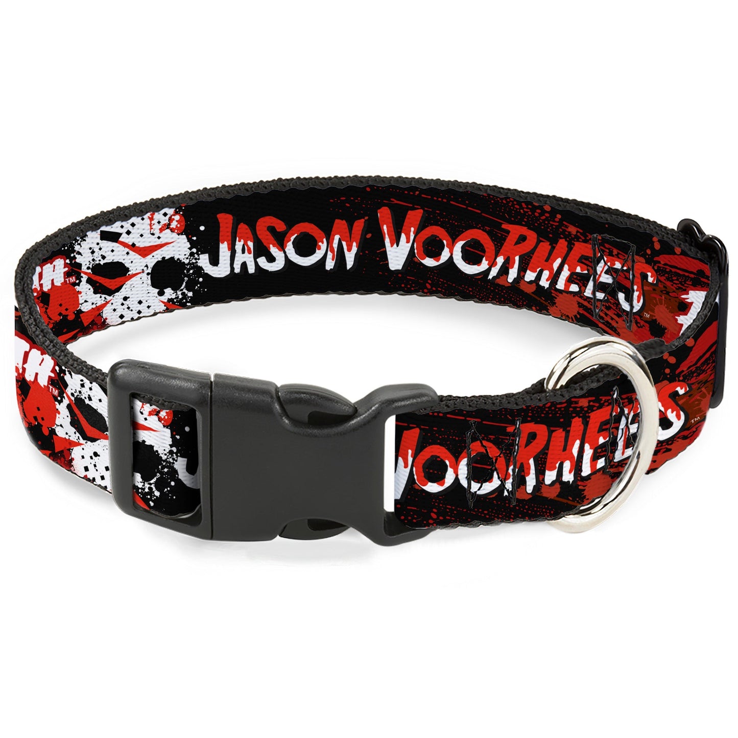 Friday The 13th Jason Voorhees Mask Plastic Clip Dog Collar