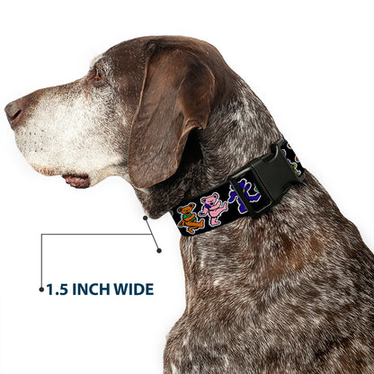 Grateful Dead Dancing Bears Plastic Clip Collar