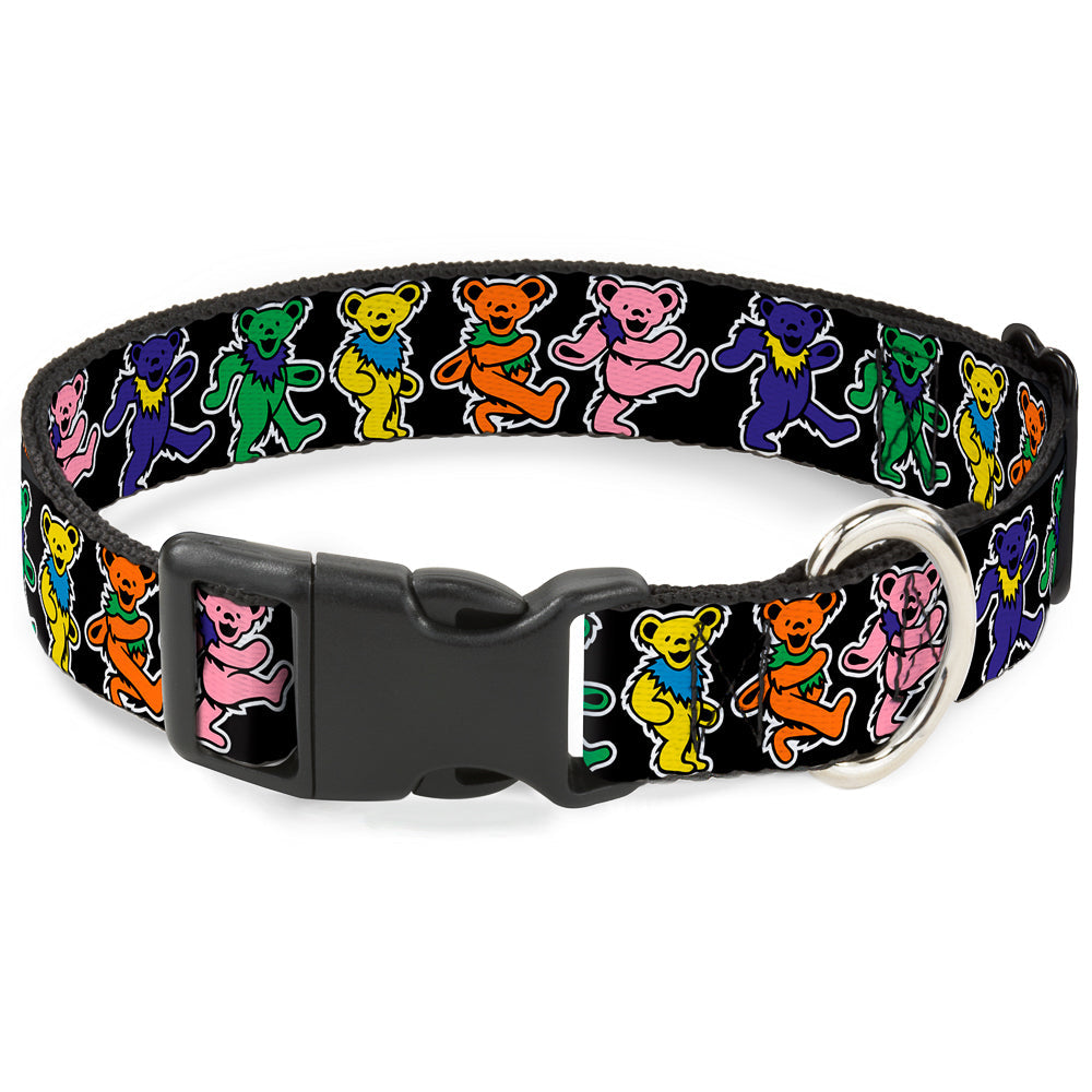 Grateful Dead Dancing Bears Plastic Clip Collar