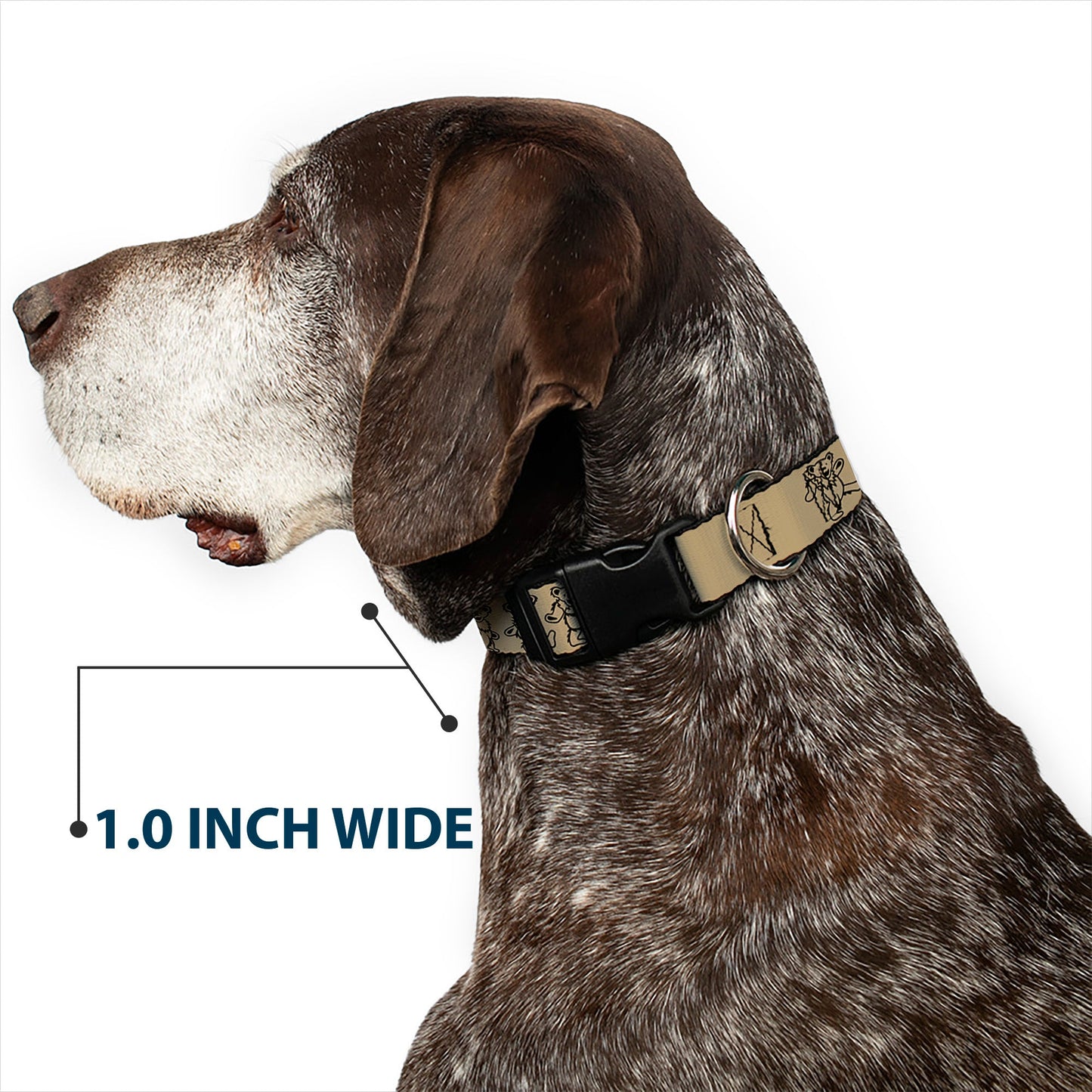 Grateful Dead Dancing Bears Plastic Clip Collar