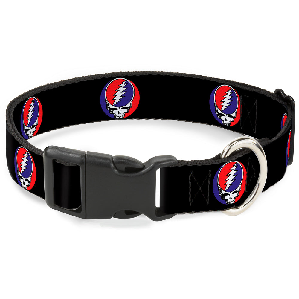 Grateful Dead Steal Your Face Plastic Clip Collar