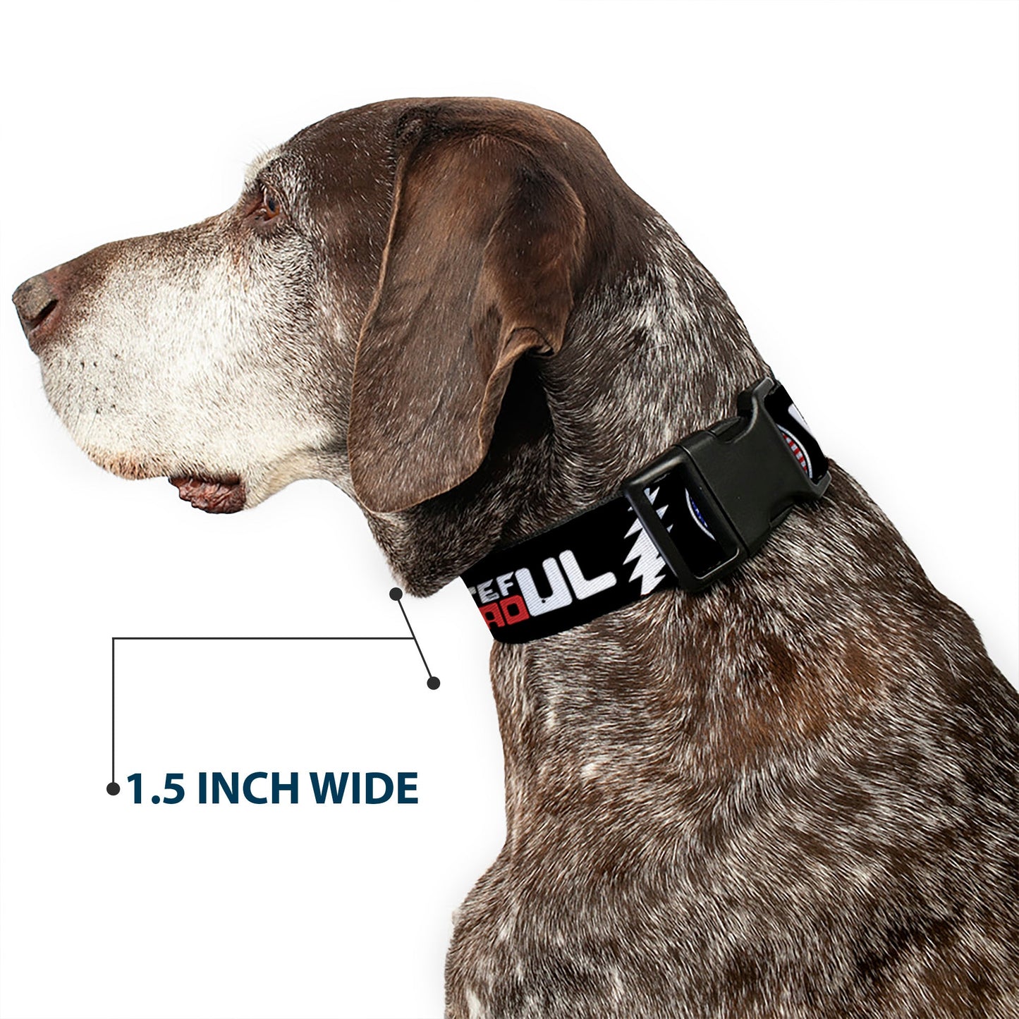 Grateful Dead Steal Your Face Stars and Stripes Plastic Clip Collar