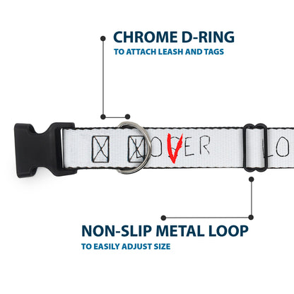 IT Chapter Two Loser Lover Plastic Clip Dog  Collar