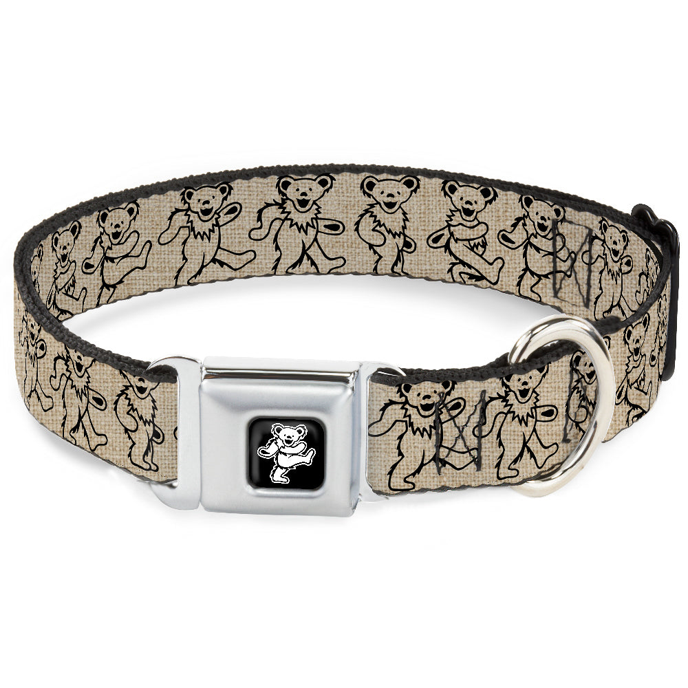 Grateful Dead Dancing Bear Seatbelt Buckle Collar