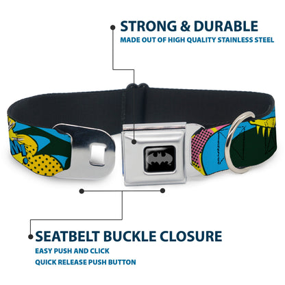 Batman Batgirl Seatbelt Buckle Collar