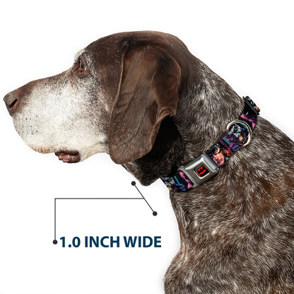 Batman Batgirl and Joker Comic Book Cover Seatbelt Buckle Dog Collar