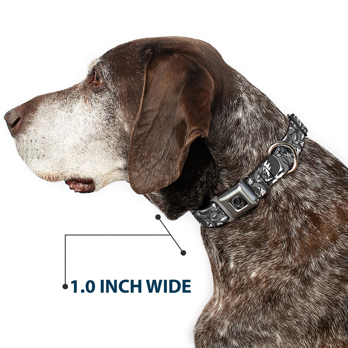 Grateful Dead Steal Your Face Seatbelt Buckle Collar