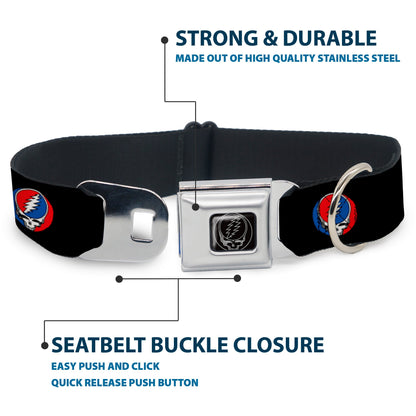 Grateful Dead Steal Your Face Seatbelt Buckle Collar