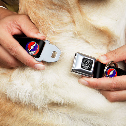 Grateful Dead Steal Your Face Seatbelt Buckle Collar
