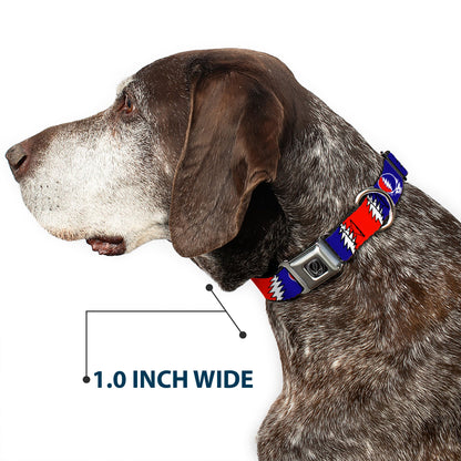Grateful Dead Steal Your Face Seatbelt Buckle Collar