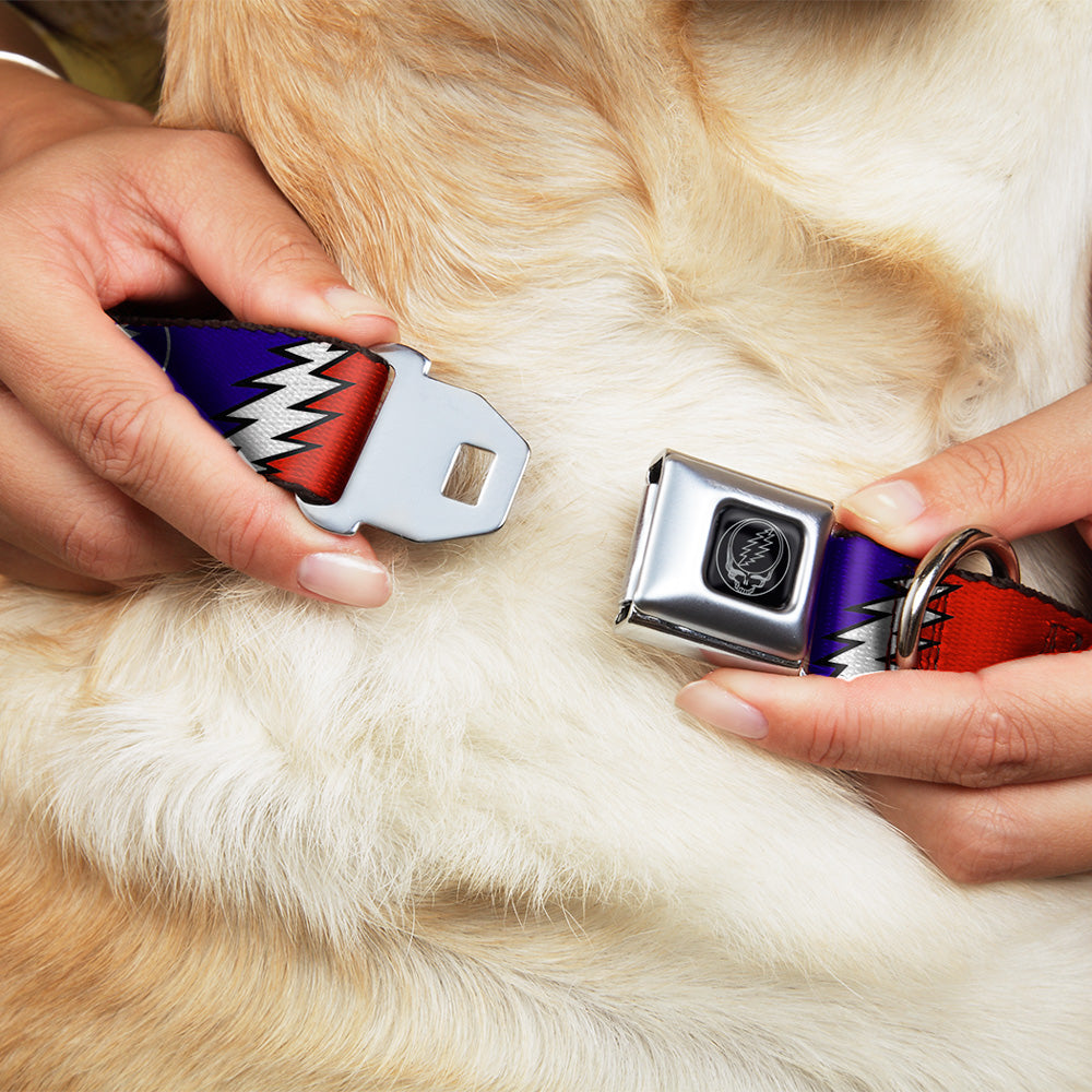 Grateful Dead Steal Your Face Seatbelt Buckle Collar