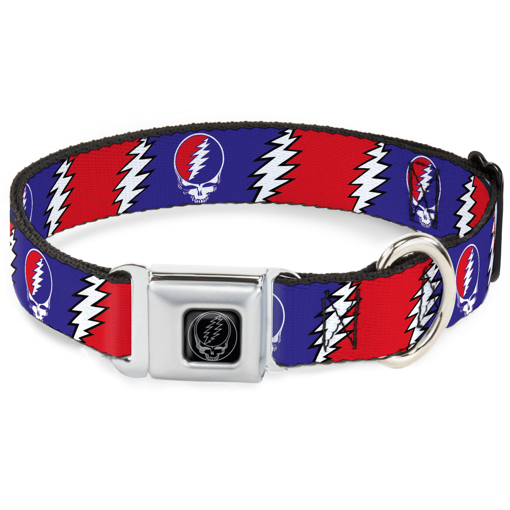 Grateful Dead Steal Your Face Seatbelt Buckle Collar