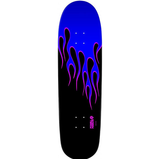 Powell Peralta Nitro Hot Rod Flames Skateboard Deck - 9.33ƒ?? Blue/Black