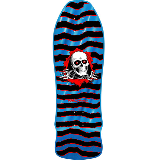 Powell Peralta GeeGah Ripper Reissue Skateboard Deck - 9.75″ Blue Foil