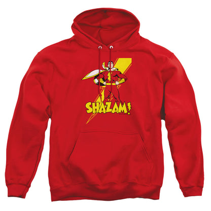 Dc Shazam Shazam Mens Hoodie Red Officially Licensed