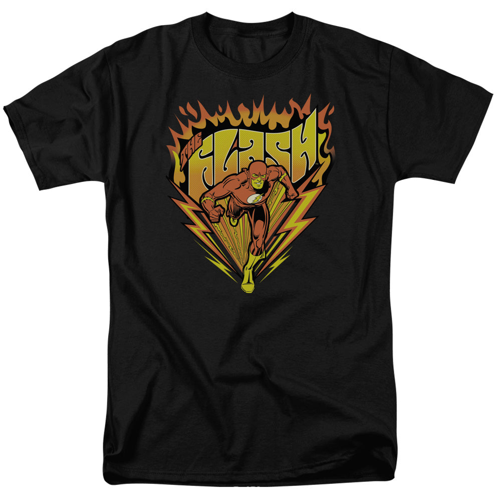 Dc Flash Blazing Speed Mens T Shirt Black