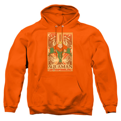 Dc Aquaman Aquaman  Mens Hoodie Orange Officially Licensed