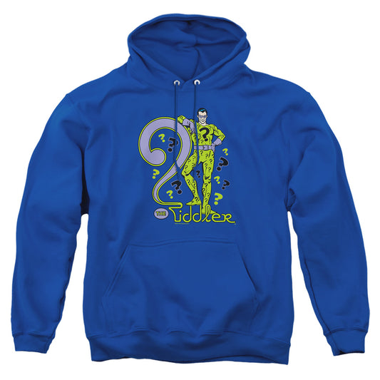 Dc The Riddler Mens Hoodie Royal Officially Licensed