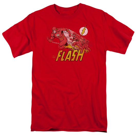 Dc Flash Crimson Comet Mens T Shirt Red