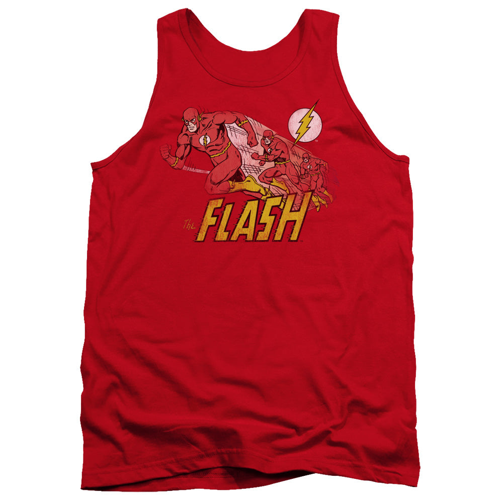 Dc Flash Crimson Comet Mens Tank Top Shirt Red