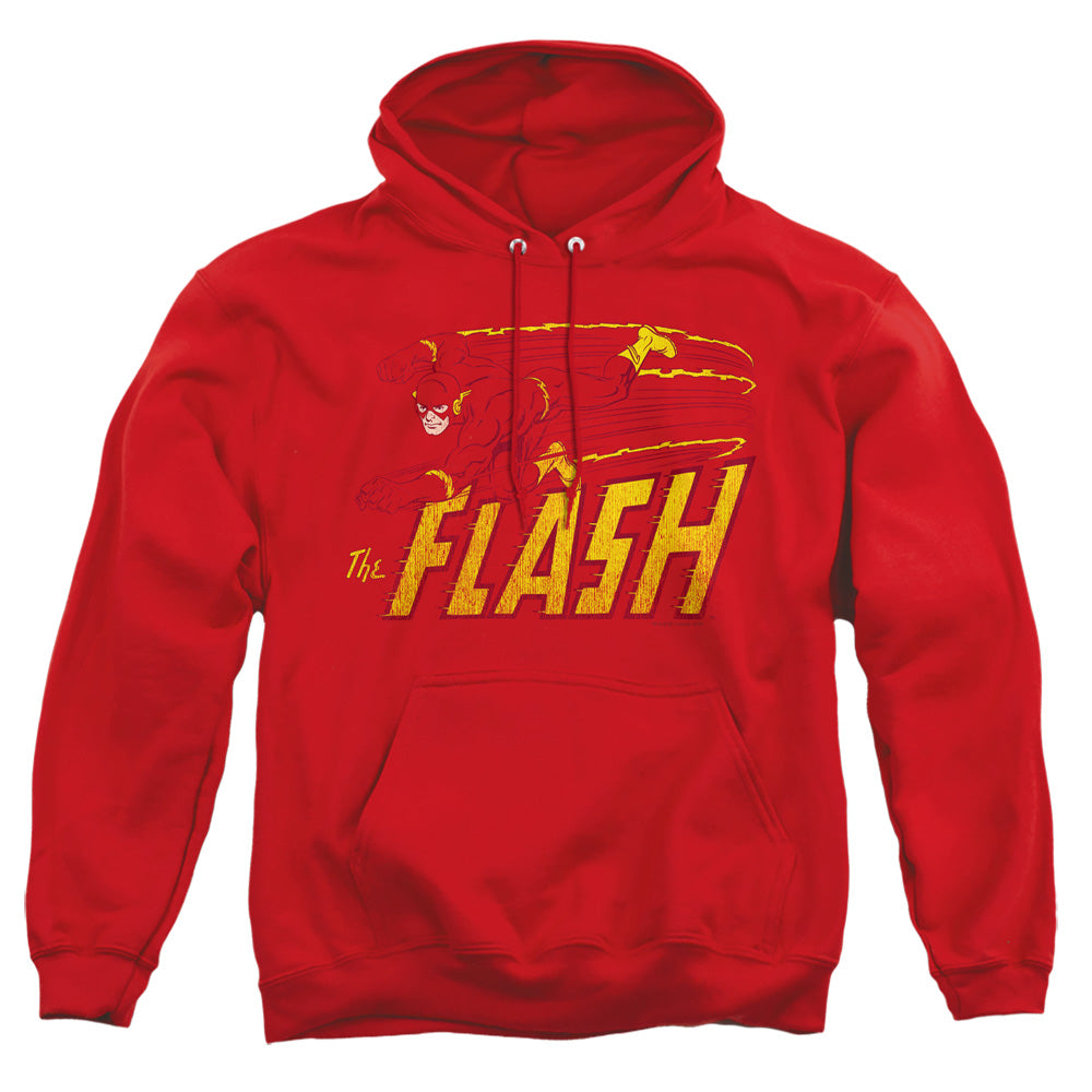 Dc Flash Flash Speed Distressed Mens Hoodie Red Officially Licensed