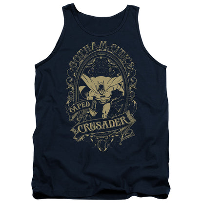 Dc Gotham Crusader Mens Tank Top Shirt Navy