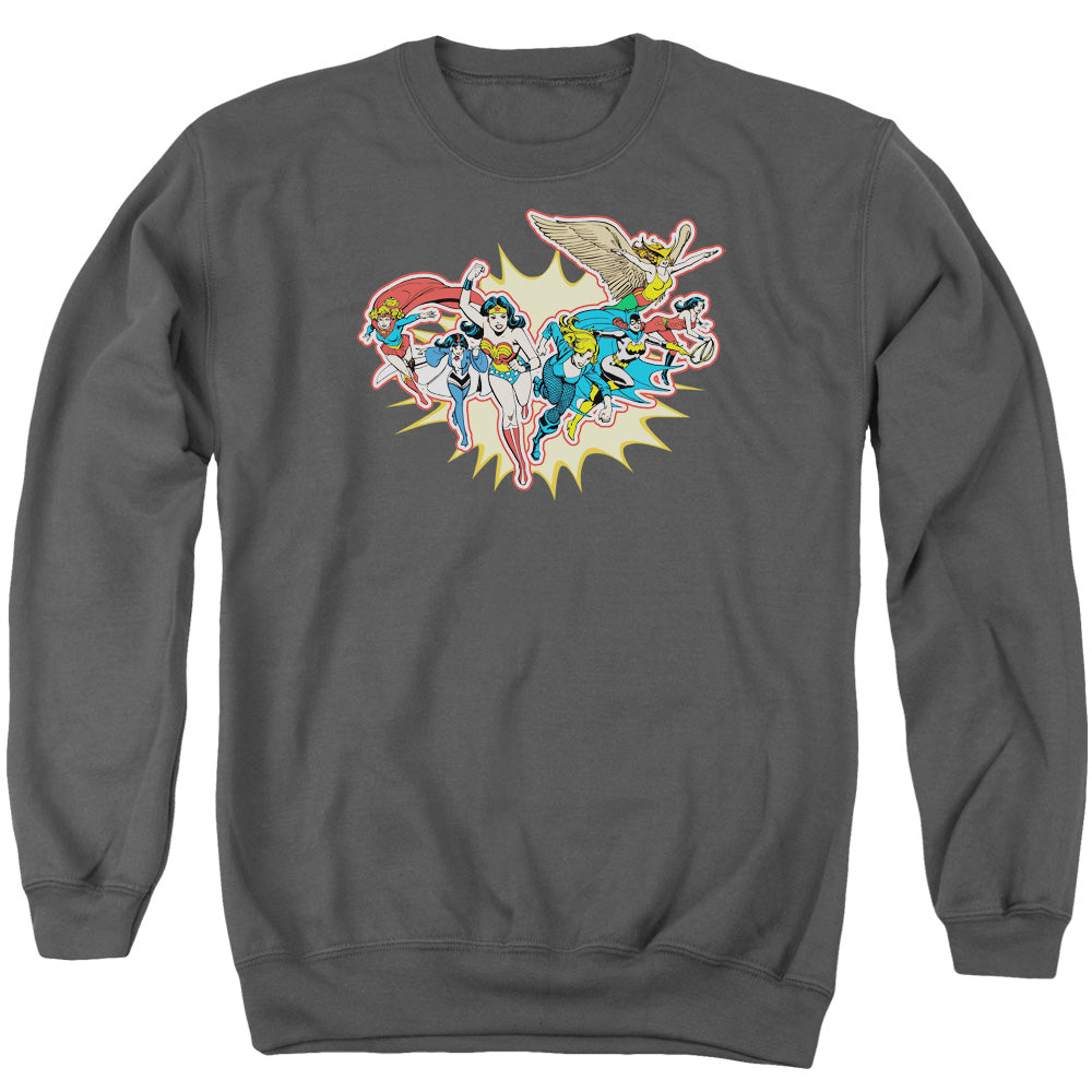 Dc Please Get Me Mens Crewneck Sweatshirt Charcoal