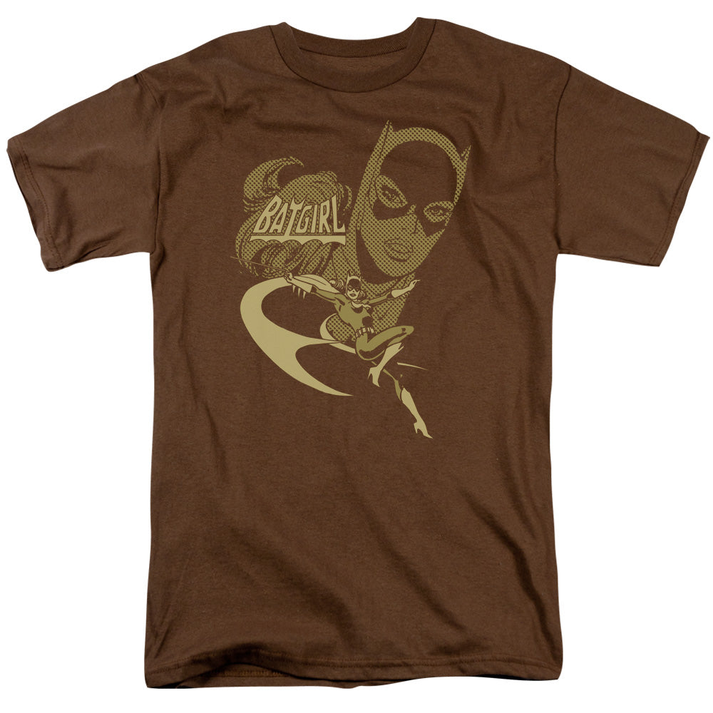 Dc Flying Batgirl Mens T Shirt Coffee