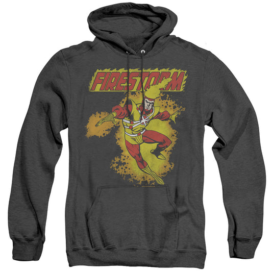 Dc Firestorm Heather Mens Hoodie Black Officially Licensed