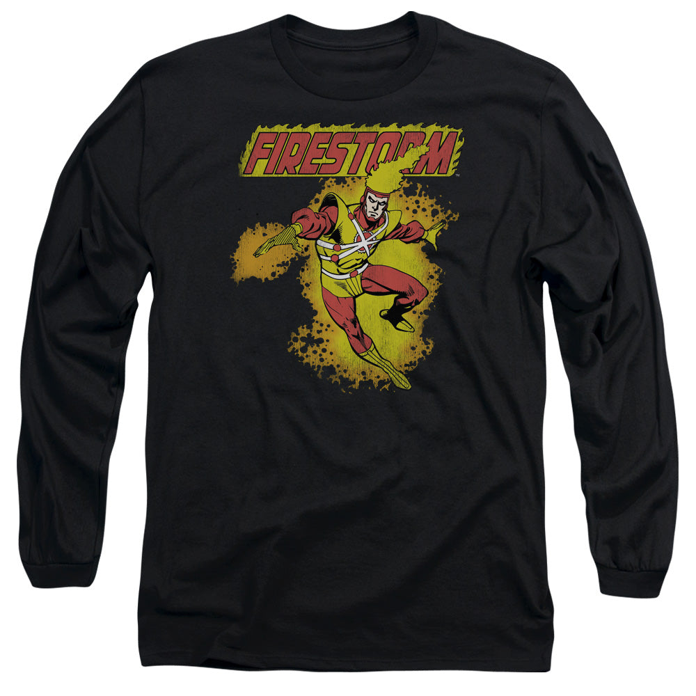 Dc Firestorm Mens Long Sleeve Shirt Black