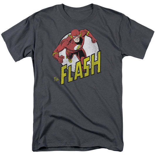 Dc Flash Run Flash Run Mens T Shirt Charcoal