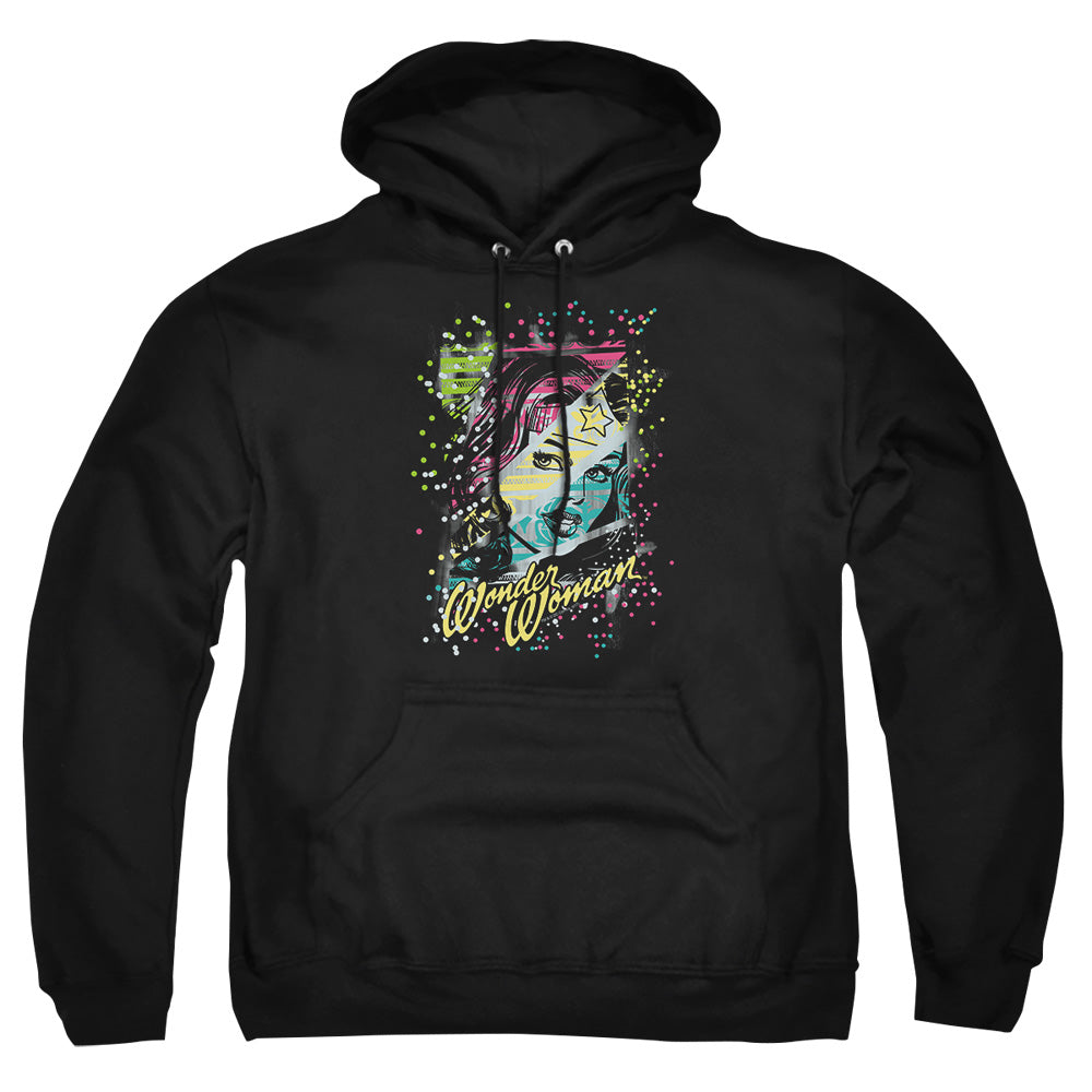 Dc Color Block Mens Hoodie Black Officially Licensed