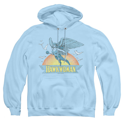Dc Hawkwoman Mens Hoodie Light Blue Officially Licensed