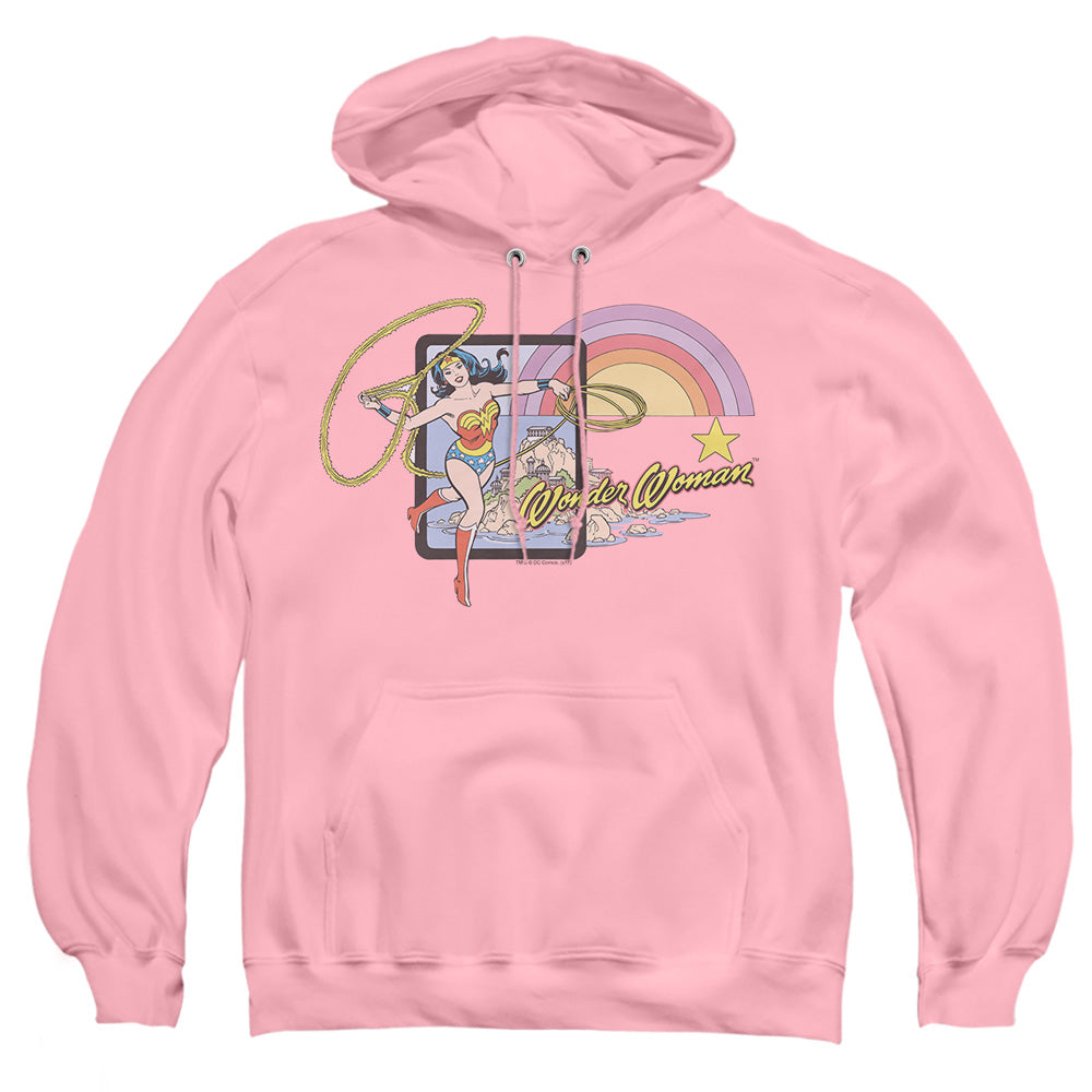 Dc Island Princess Mens Hoodie Pink Officially Licensed