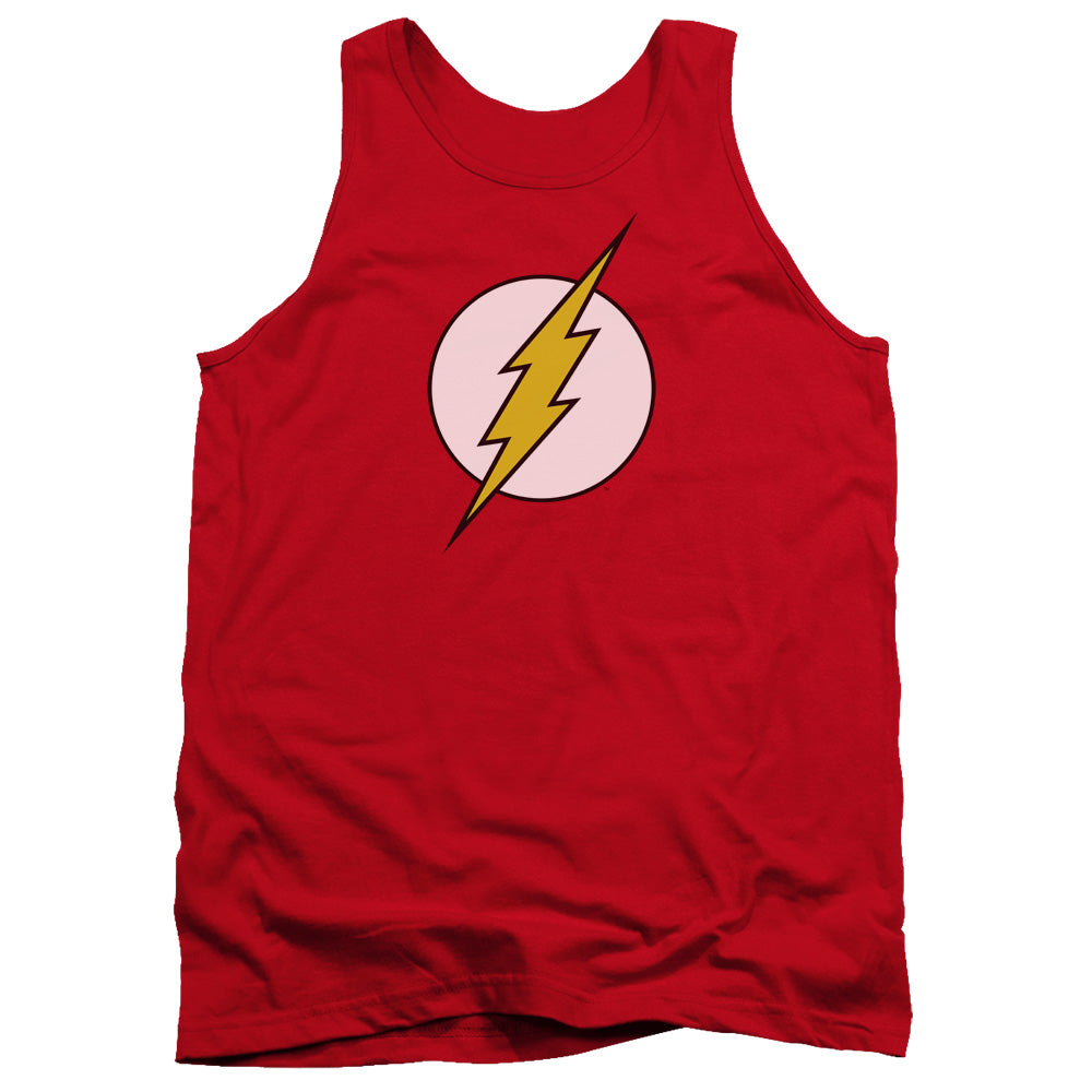 Dc Flash Flash Logo Mens Tank Top Shirt Red