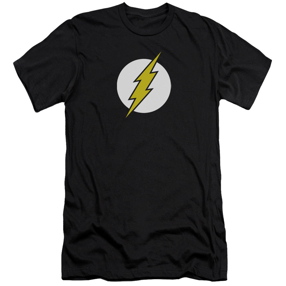 Dc Flash Flash Logo Premium Bella Canvas Slim Fit Mens T Shirt Black