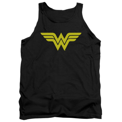 Dc Wonder Woman Logo Mens Tank Top Shirt Black