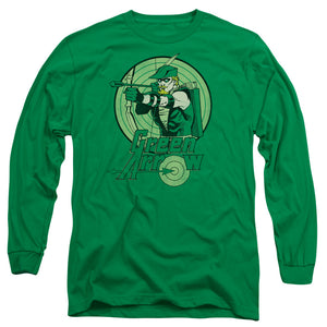 Dc Green Arrow Mens Long Sleeve Shirt Kelly Green