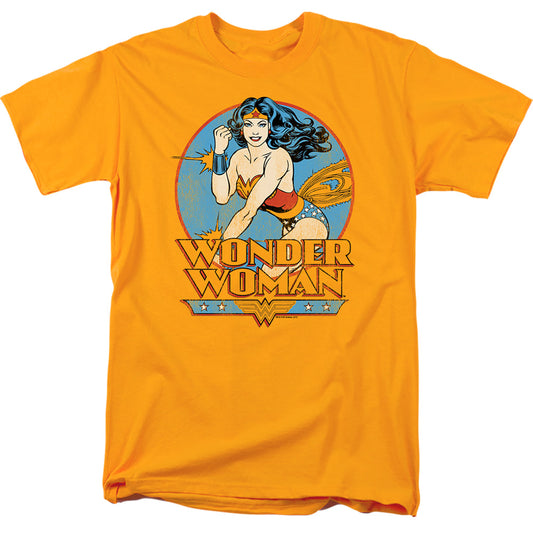Dc Wonder Woman Mens T Shirt Gold