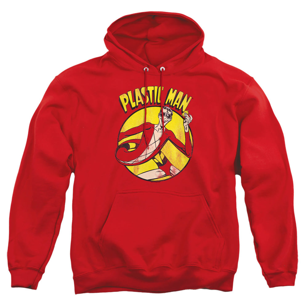 Dc Plastic Man Mens Hoodie Red Officially Licensed