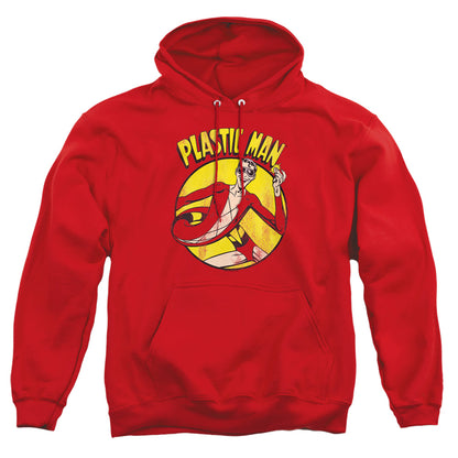 Dc Plastic Man Mens Hoodie Red Officially Licensed
