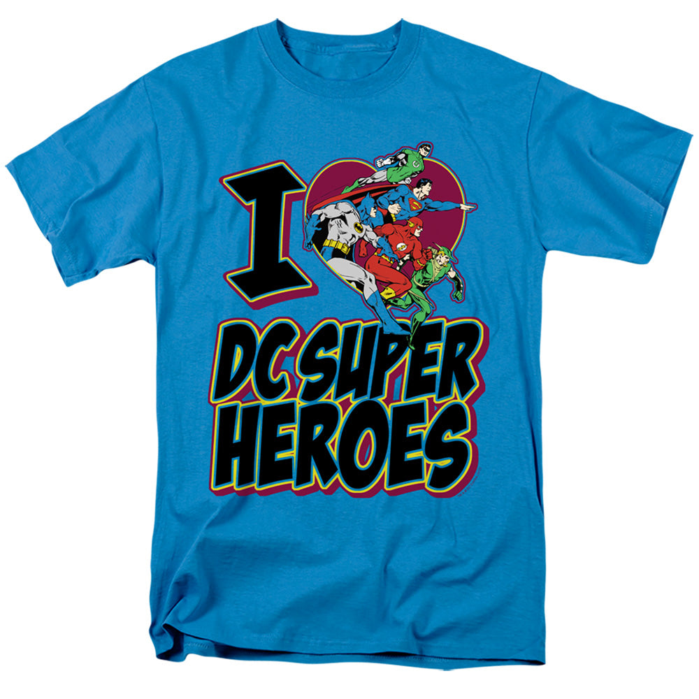 Dc I Heart Dc Mens T Shirt Turquoise