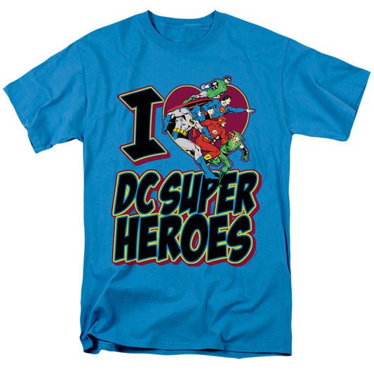 Dc I Heart Dc Mens T Shirt Turquoise