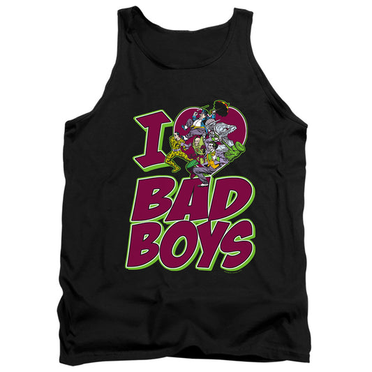 Dc I Heart Bad Boys Mens Tank Top Shirt Black