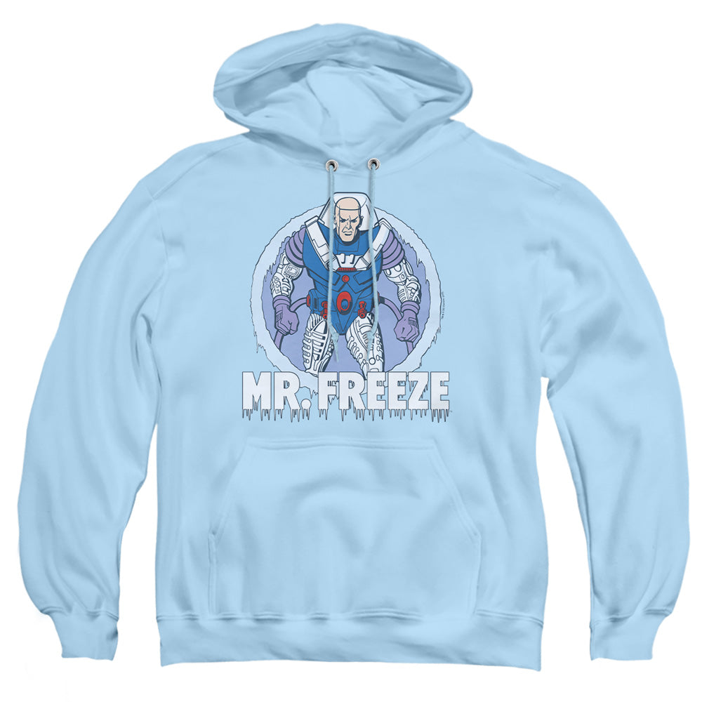 Dc Mr Freeze Mens Hoodie Light Blue Officially Licensed