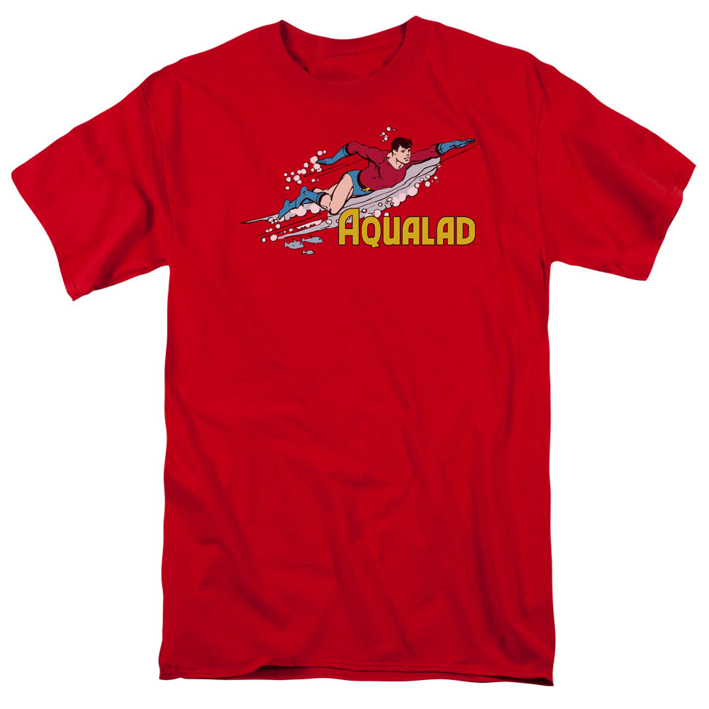 Dc Aqualad Mens T Shirt Red