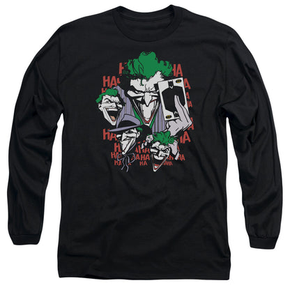 Dc Four Of A Kind Mens Long Sleeve Shirt Black Officially Licensed